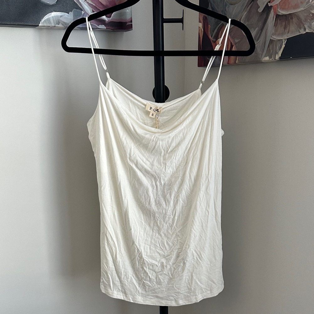 POL Classic Cream Camisole Top